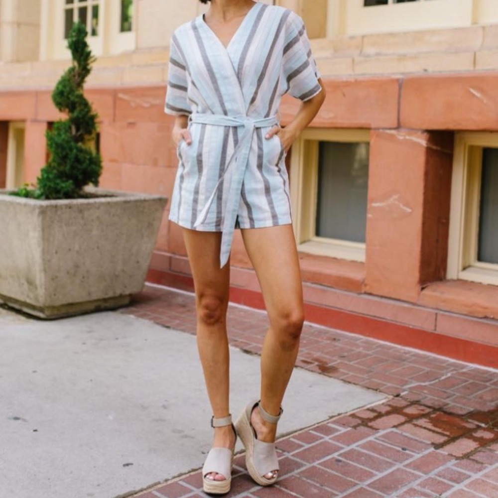 Striped Serendipity Romper